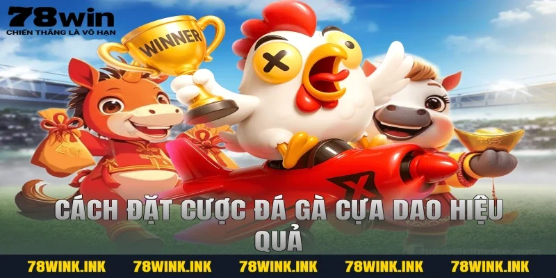 Cách đặt cược đá gà cựa dao hiệu quả