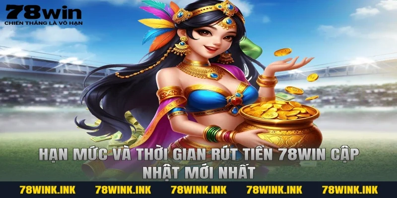 Hạn mức và thời gian rút tiền 78win cập nhật mới nhất
