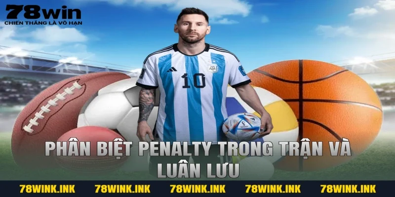 Phân biệt penalty trong trận và luân lưu